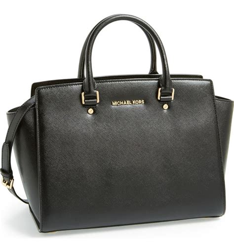 selma leather satchel